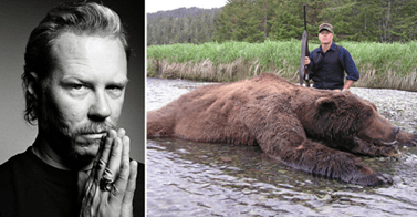 Σάλος με τραγουδιστή που είναι φανατικός κυνηγός αρκούδων -Καμπάνια στο Facebook για ακύρωση των Metallica από το Glastonbury [εικόνες] | iefimerida.gr 3