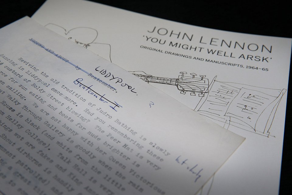 Ποσά - ρεκόρ για σκίτσα και χειρόγραφα του Τζον Λένον [Εικόνες] | iefimerida.gr 5