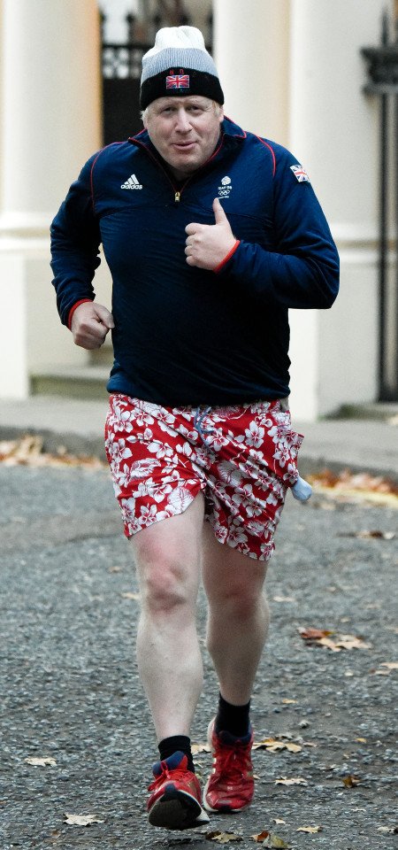 Ο Μπόρις Τζόνσον κάνει τζόκινγκ με χαβανέζικο σορτσάκι -Το πικρόχολο σχόλιο της Bild [εικόνα] | iefimerida.gr 0