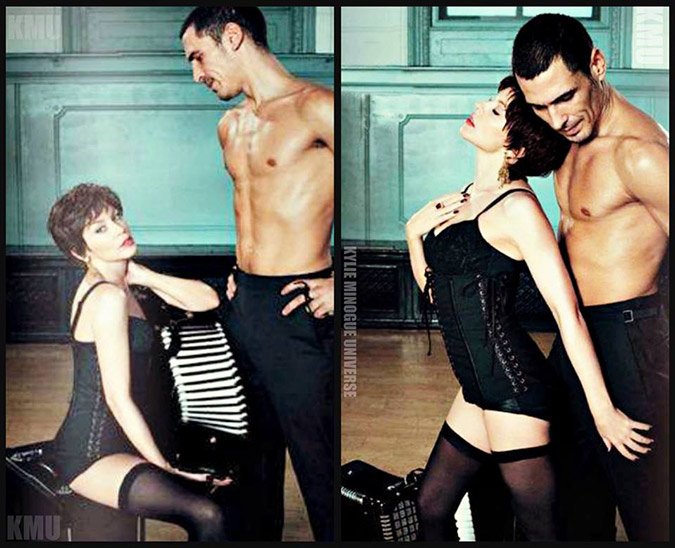 Η Κάιλι Μινόγκ μελαχρινή, με κοντό μαλλί και ζαρτιέρες [εικόνες]  | iefimerida.gr 2