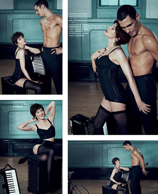 Η Κάιλι Μινόγκ μελαχρινή, με κοντό μαλλί και ζαρτιέρες [εικόνες]  | iefimerida.gr 7