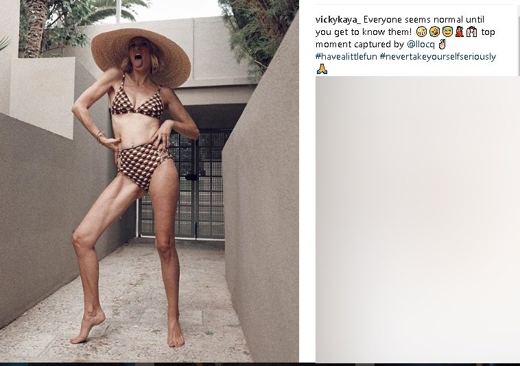 Η Βίκυ Καγιά με το μαγιό της χωρίς ρετούς [εικόνα] | iefimerida.gr 0