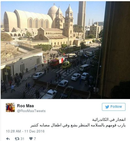 Συγκλονιστικές εικόνες & βίντεο από την έκρηξη σε ναό στο Κάιρο -25 νεκροί [βίντεο] | iefimerida.gr 5