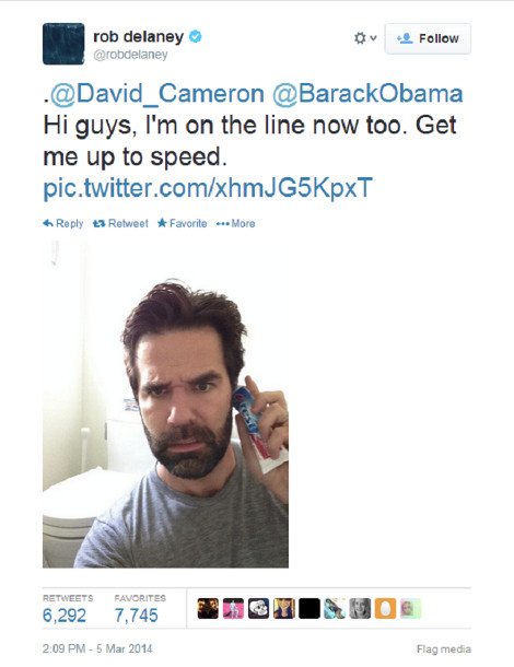 Διάσημοι ξεφτιλίζουν τον Κάμερον για την αλά Ομπάμα φωτογραφία του με το τηλέφωνο [εικόνες] | iefimerida.gr 2