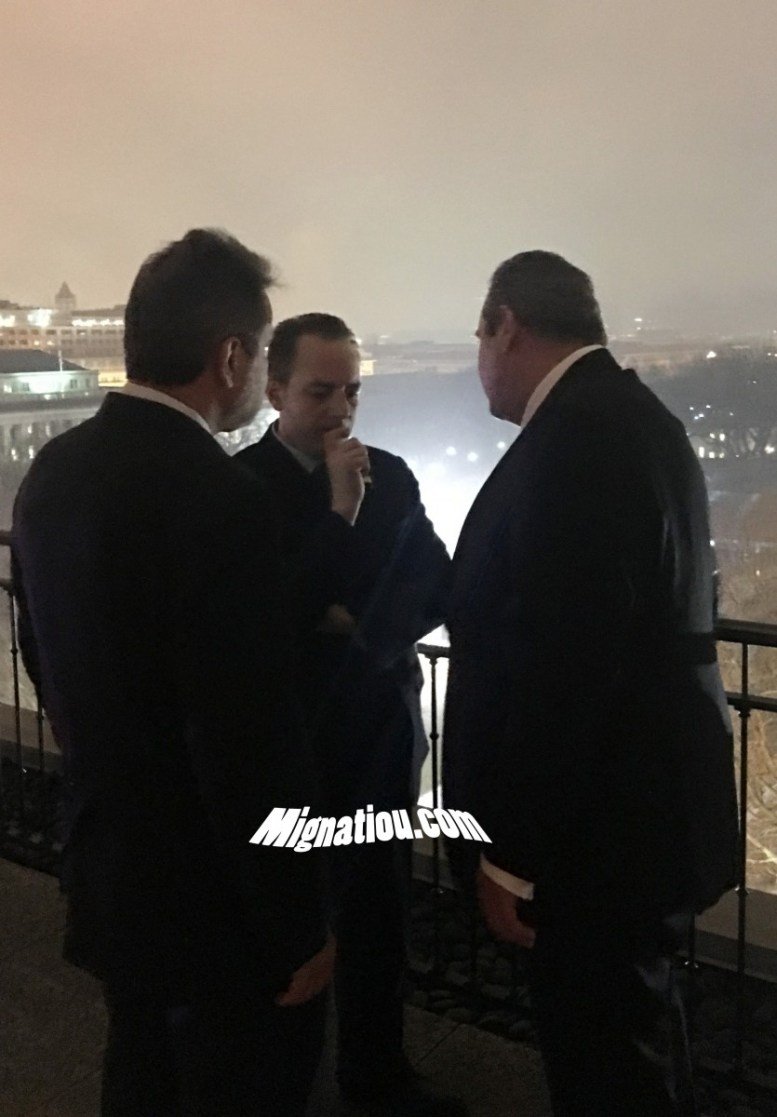 Συνάντηση Καμμένου με τον προσωπάρχη του Λευκού Οίκου στην Ουάσινγκτον [εικόνες] | iefimerida.gr 0