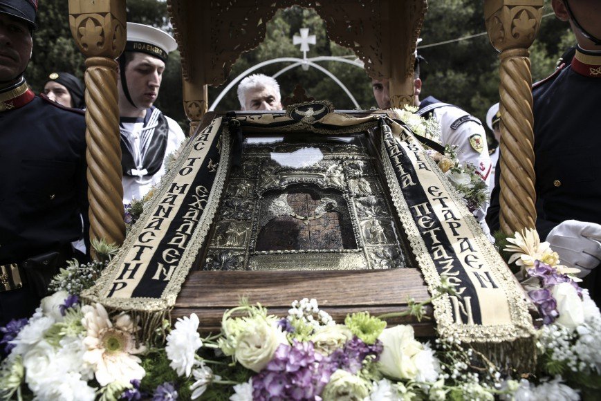  Mε τιμές αρχηγού κράτους υποδέχτηκε το Πεντάγωνο την εικόνα της Παναγίας Σουμελά! [εικόνες] | iefimerida.gr 3