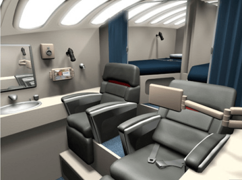 Εκεί όπου ξεκουράζουν τα κορμιά τους οι αεροσυνοδοί -Οι καμπίνες των αεροπλάνων με τα τεράστια κρεβάτια [εικόνες] | iefimerida.gr 3