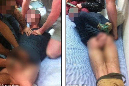 Kαψώνι σε νεοσύλλεκτο -Τον έγδυσαν, τον κάρφωσαν στο πάτωμα και κόλλησαν τα γεννητικά του όργανα με ταινία [εικόνα] | iefimerida.gr 0