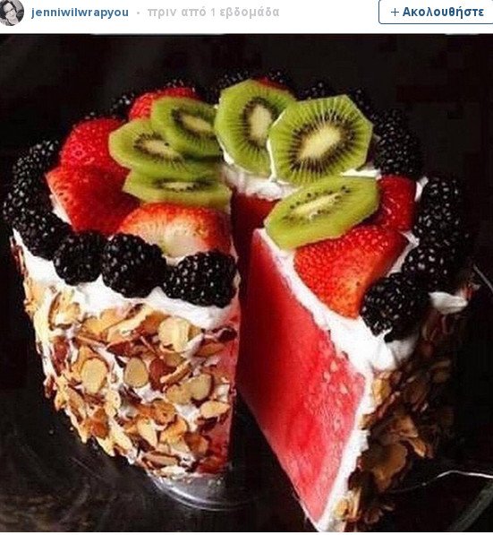 Νέα μόδα: Τούρτες με καρπούζι, αντί για παντεσπάνι! [εικόνες] | iefimerida.gr 6