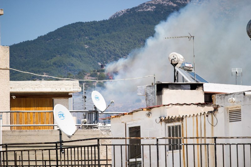Σε ύφεση η πυρκαγιά στην Καισαριανή -Πίσω από το σκοπευτήριο [εικόνες & βίντεο]  | iefimerida.gr 8
