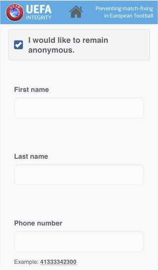 Application κατά των στημένων αγώνων από την UEFA - Δέχεται ανώνυμες καταγγελίες  | iefimerida.gr 0