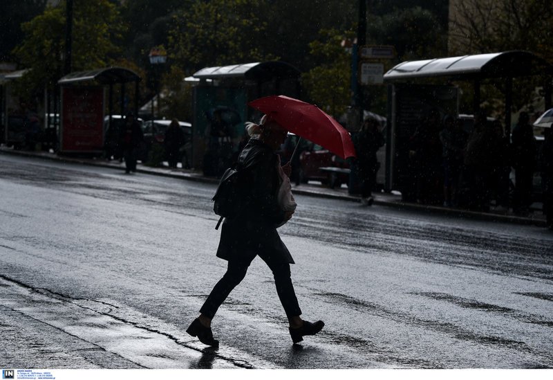 Δυνατή καταιγίδα στην Αθήνα
