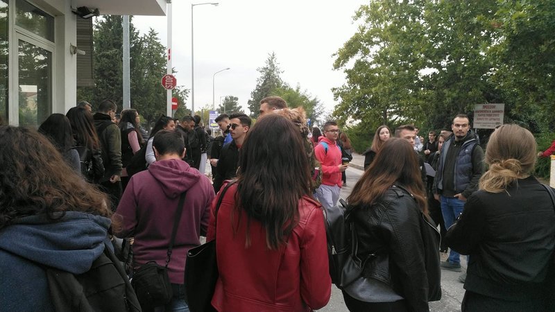 Στην κατάληψη μετέχουν και οι τέσσερις Σύλλογοι Σπουδαστών του ΤΕΙ