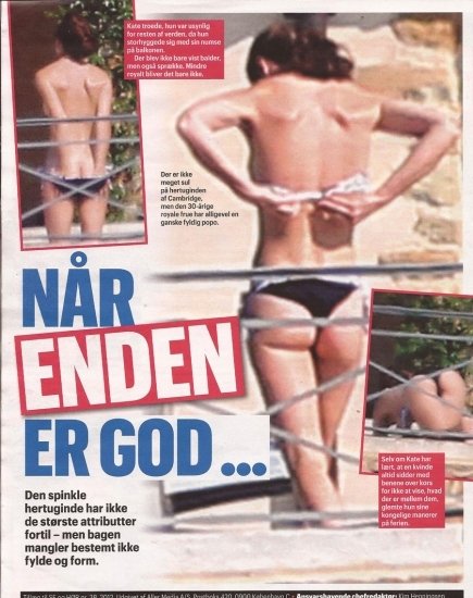 Εντελώς τσίτσιδη φωτογραφία της Κέιτ Μίντλετον δημοσιεύει Δανέζικο περιοδικό [εικόνα]  | iefimerida.gr 2