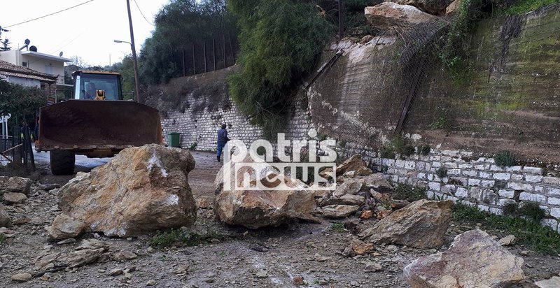 Ηλεία: Σοβαρά προβλήματα από την κακοκαιρία- Καταστράφηκε ένα σπίτι λόγω κατολίσθησης [εικόνες] | iefimerida.gr 1