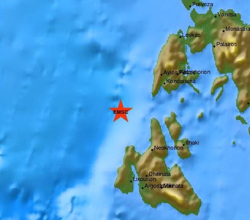 «Ξαναχόρεψε» η Κεφαλονιά -Επιφανειακός σεισμός 4,5 Ρίχτερ [εικόνες] | iefimerida.gr 1