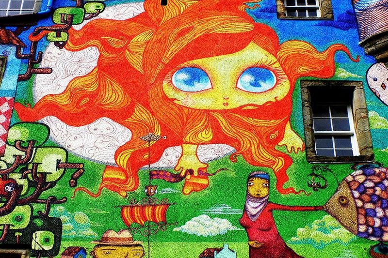 Το διάσημο κάστρο της Σκωτίας έγινε πολύχρωμο: Βραζιλιάνοι και Σκωτσέζοι γκραφιτάδες ένωσαν τα σπρέι τους [εικόνες] | iefimerida.gr 6