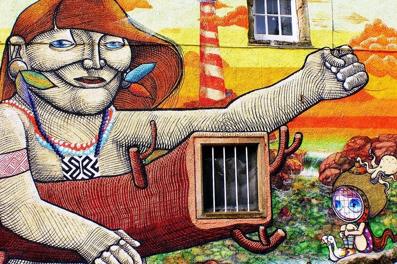 Το διάσημο κάστρο της Σκωτίας έγινε πολύχρωμο: Βραζιλιάνοι και Σκωτσέζοι γκραφιτάδες ένωσαν τα σπρέι τους [εικόνες] | iefimerida.gr 5