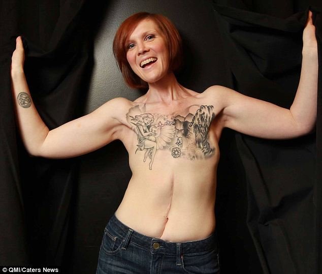 Χωρίς στήθος αλλά με τατουάζ - Yπάρχει ομορφιά μετά την μαστεκτομή  [εικόνες] | iefimerida.gr 4