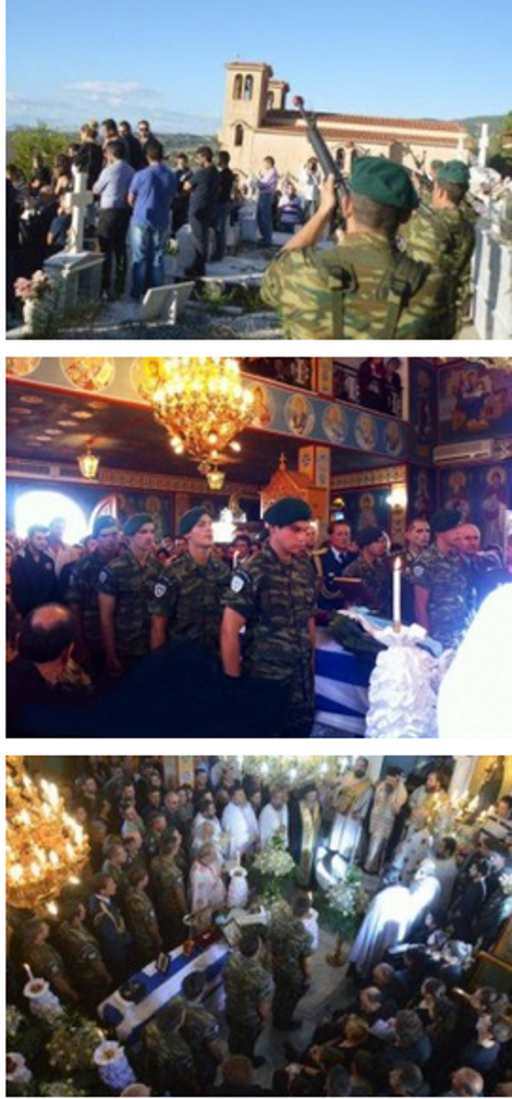 H φωτογραφία που συγκλονίζει από την κηδεία του 19χρονου στρατιώτη: Οταν οι φαντάροι λύγισαν πάνω από το φέρετρο [εικόνες] | iefimerida.gr 1