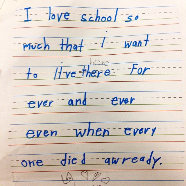 Σημειώματα αγάπης, «έρωτα» και μίσους μικρών μαθητών στους δασκάλους τους [εικόνες] | iefimerida.gr 4