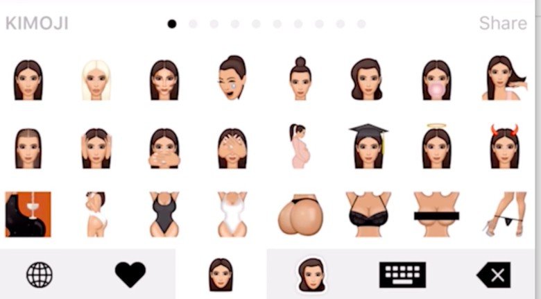 Η Κιμ Καρντάσιαν έβγαλε τα δικά της emojis και είναι εκπληκτικά [εικόνες] | iefimerida.gr 0