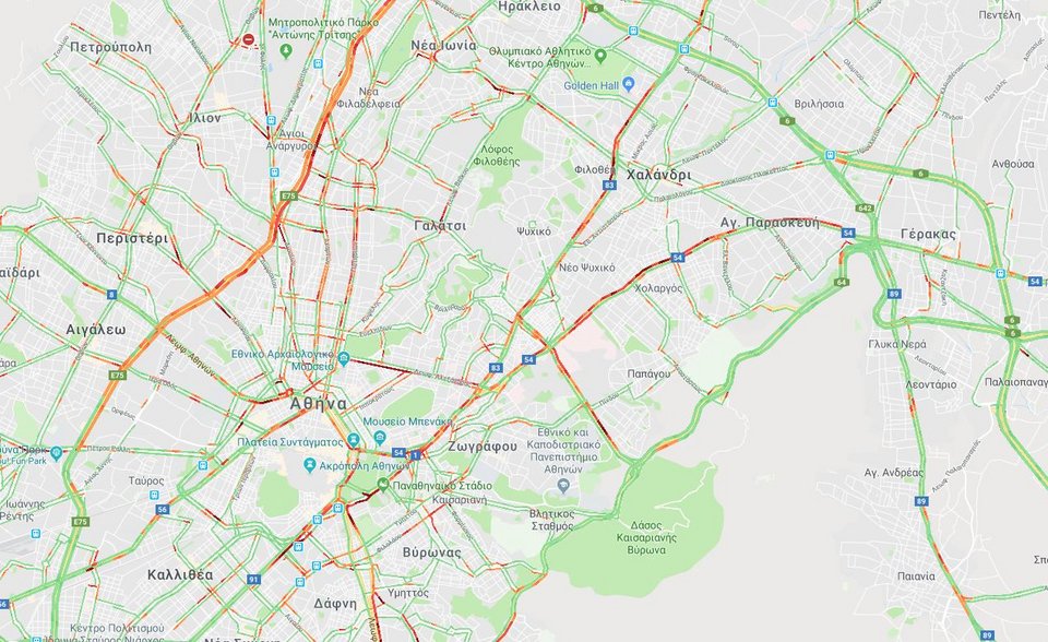 «Εμφραγμα» στους δρόμους εξαιτίας της απεργίας των μέσων μεταφοράς -Live η κίνηση | iefimerida.gr 0
