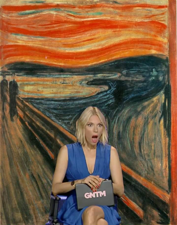 Εκαναν τη Βίκυ Καγιά πίνακα του Εντβαρντ Μουνκ -Κλαίει το Twitter [εικόνες] | iefimerida.gr 1