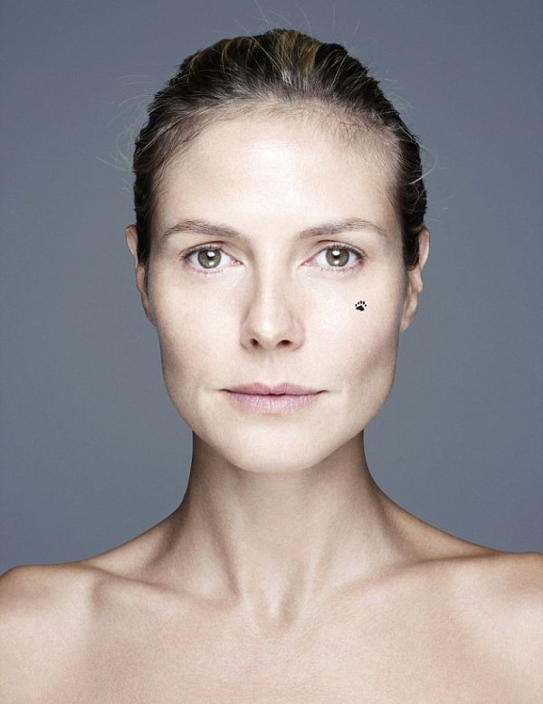 Η Χάιντι Κλουμ θυσιάζει ρετούς και μακιγιάζ για καλό σκοπό [εικόνα] | iefimerida.gr 0