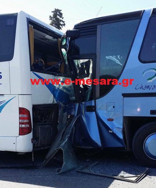 Μαθητές δημοτικού τραυματίστηκαν στην Κνωσσό -Λύθηκε το χειρόφρενο στο λεωφορείο που επέβαιναν [εικόνες] | iefimerida.gr 0