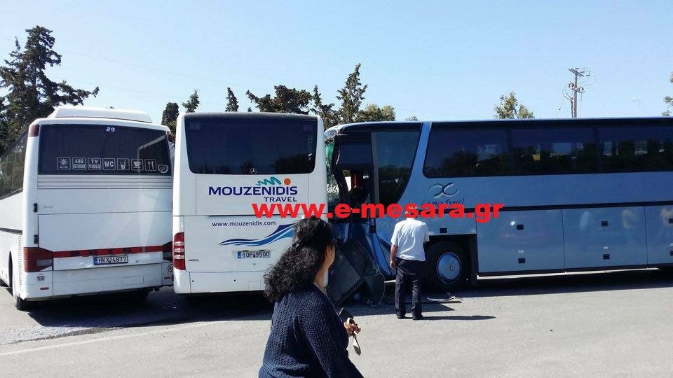 Μαθητές δημοτικού τραυματίστηκαν στην Κνωσσό -Λύθηκε το χειρόφρενο στο λεωφορείο που επέβαιναν [εικόνες] | iefimerida.gr 1