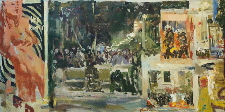 60x120cm, λάδι σε καμβά, 2009