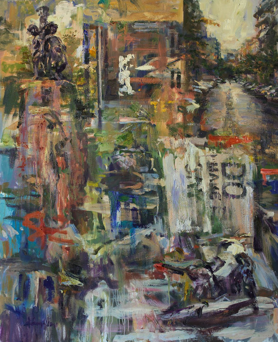 124x100cm, λάδι σε καμβά, 2018