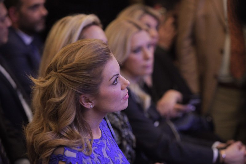 Κοσμοσυρροή στην κοπή  πίτας του Αδωνι Γεωργιάδη [εικόνες] | iefimerida.gr 5