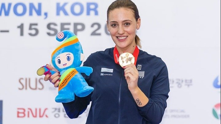 Περηφάνια: Ετσι κέρδισε το χρυσό στο Παγκόσμιο η Αννα Κορακάκη -Δάκρυσε στην απονομή [βίντεο] | iefimerida.gr 2