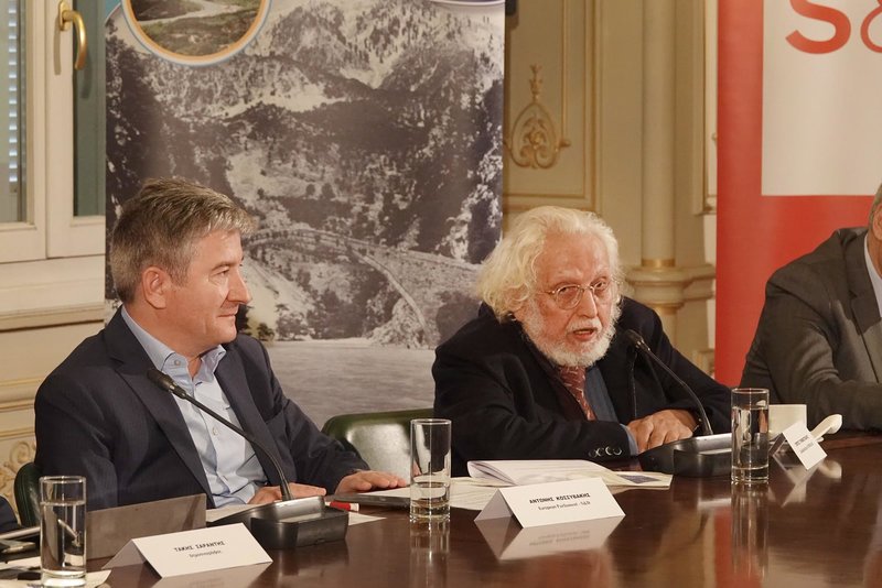 Ευρωπαϊκή Πολιτιστική Κληρονομιά:  Ξαναχτίζεται η ιστορική γέφυρα Κοράκου στην Κοιλάδα του Αχελώου [εικόνες] | iefimerida.gr 1