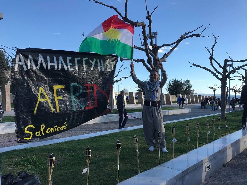 Θεσσαλονίκη: Συγκέντρωση διαμαρτυρίας Κούρδων για την εισβολή στην Αφρίν [εικόνες & βίντεο] | iefimerida.gr 4