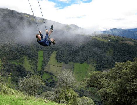 Παιχνίδι θανάτου: Η κούνια που βρίσκεται στο τέλος του κόσμου, στο χείλος ενός γκρεμού -Οποιος ανεβαίνει αιωρείται πάνω από την άβυσσο [εικόνες] | iefimerida.gr 2