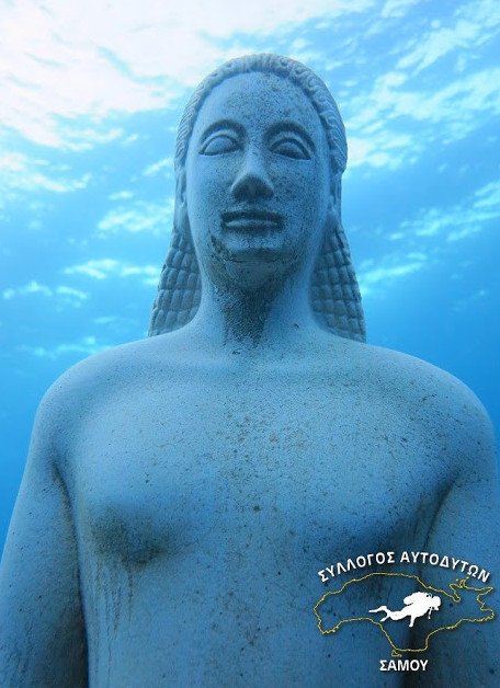 Τι γυρεύει ένας Κούρος σε ένα λιβάδι με φύκια στο βυθό της Σάμου - Μια υπέροχη βουτιά [εικόνες & βίντεο] | iefimerida.gr 6