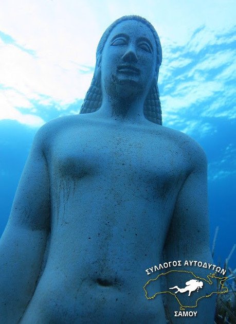 Τι γυρεύει ένας Κούρος σε ένα λιβάδι με φύκια στο βυθό της Σάμου - Μια υπέροχη βουτιά [εικόνες & βίντεο] | iefimerida.gr 8