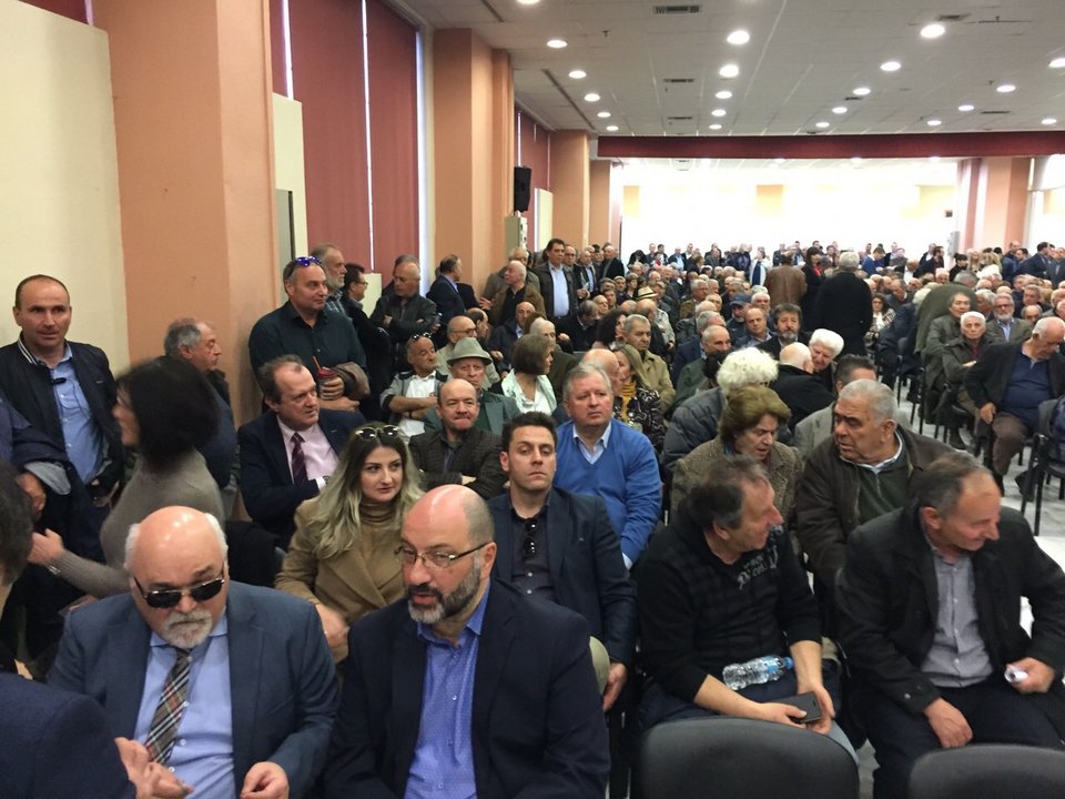 Κατάμεστη η αίθουσα που μίλησε η Φώφη Γεννηματά