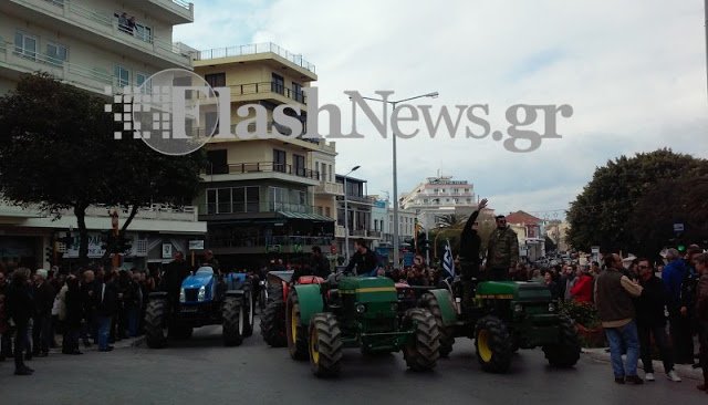 Απόβαση τρακτέρ στη Δημοτική Αγορά Χανίων -Κήδεψαν το... ασφαλιστικό [εικόνες] | iefimerida.gr 6