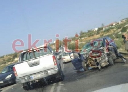 Σφοδρή σύγκρουση ΙΧ στην Κρήτη- Εξι τραυματίες, ανάμεσά τους και παιδιά [εικόνες] | iefimerida.gr 2