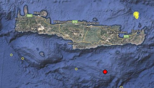 Σεισμική δόνηση 4,3 Ρίχτερ νότια της Κρήτης [εικόνες] | iefimerida.gr 0