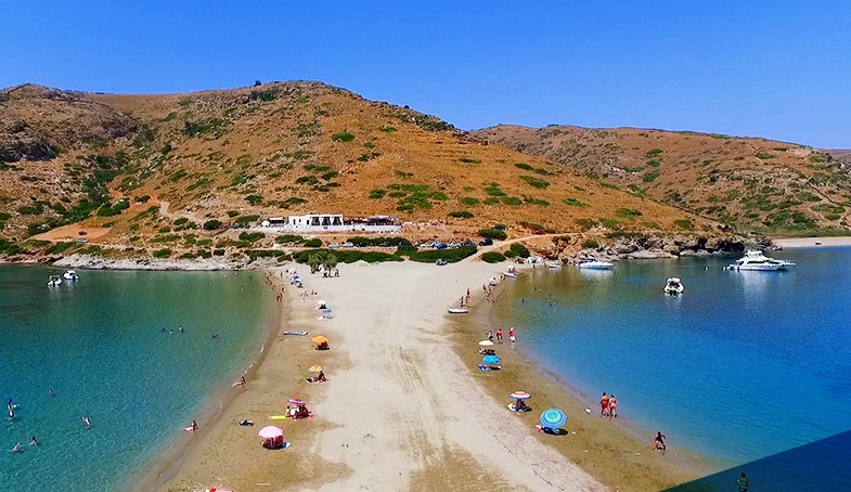 Η παραλία της Κολώνας