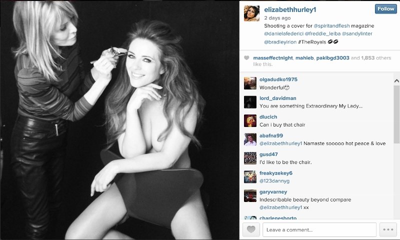 Πανέμορφη και ολόγυμνη στα 49 της η Ελίζαμπεθ Χάρλεϊ [εικόνες]  | iefimerida.gr 1