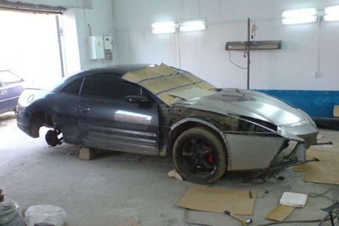 Ουκρανός μεταμόρφωσε το Μιτσουμπίσι του σε Λαμποργκίνι! [εικόνες] | iefimerida.gr 4