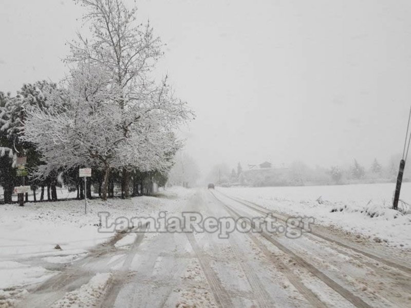 Περίπου 20 κρίσιμα χιλιόμετρα από τα διόδια της Αγίας Τριάδας μέχρι λίγο πριν τη Στυλίδα όπου τα καιρικά φαινόμενα είναι ιδιαίτερα έντονα
