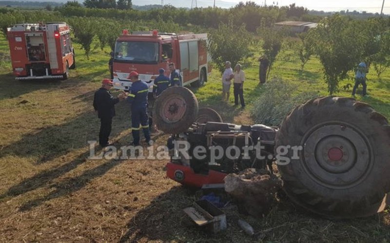 Λαμία: Αγρότης καταπλακώθηκε από το τρακτέρ του [βίντεο] | iefimerida.gr 2