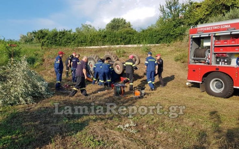 Λαμία: Αγρότης καταπλακώθηκε από το τρακτέρ του [βίντεο] | iefimerida.gr 3